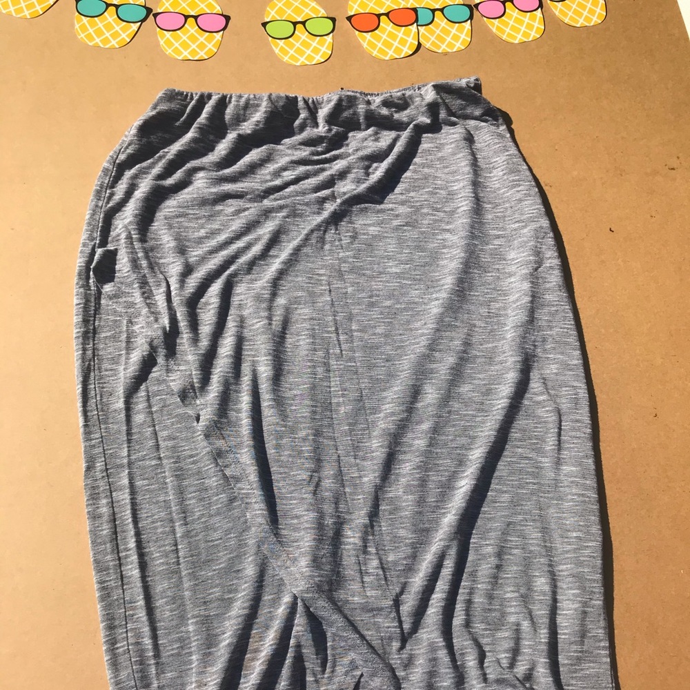 MOSSIMO SIZE M HIGH LOW SLIT MIDI SKIRT